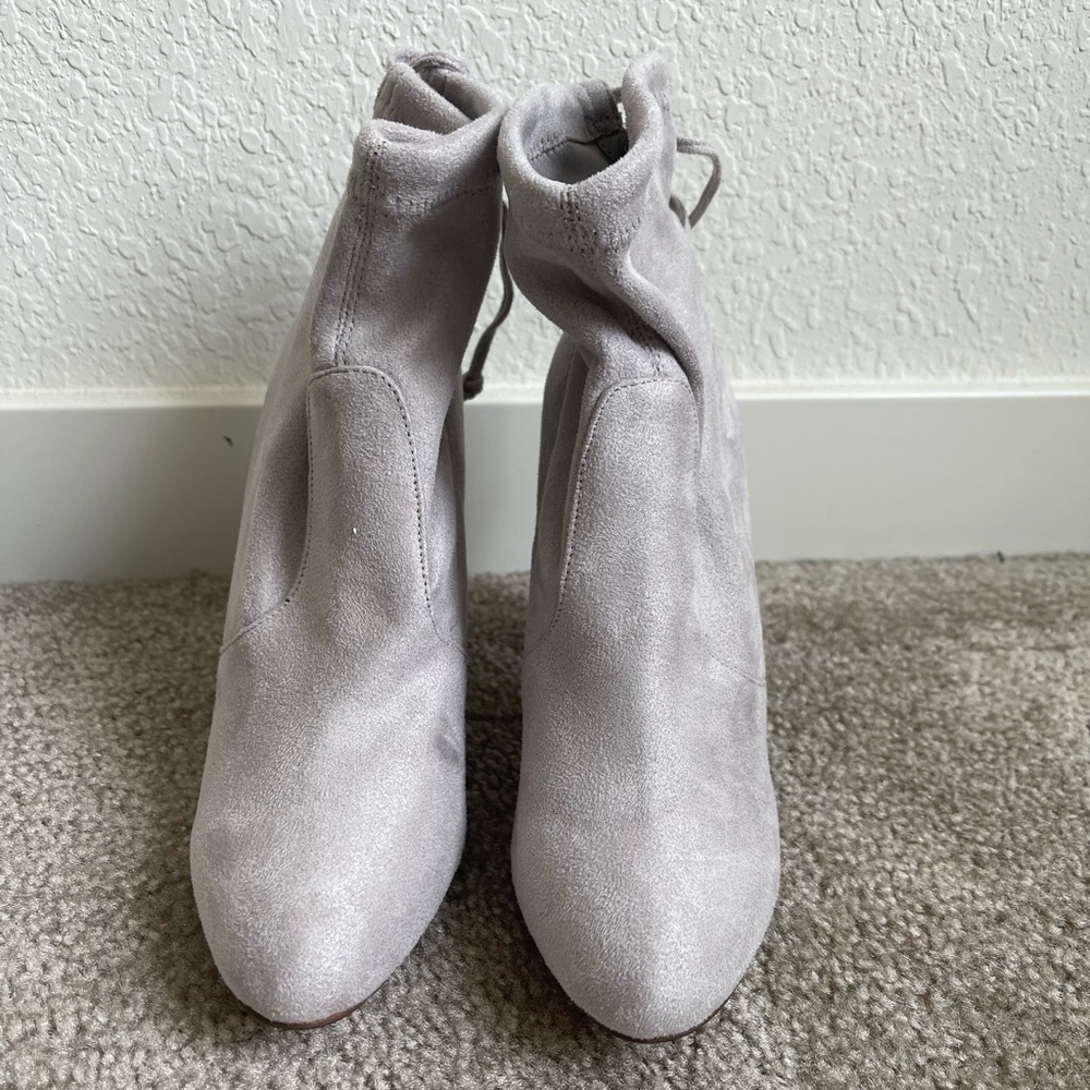 Grey booties
